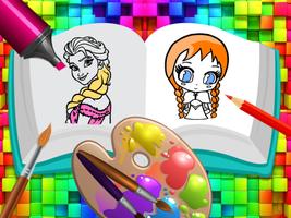 Anna's Kids Coloring Book Game captura de pantalla 2