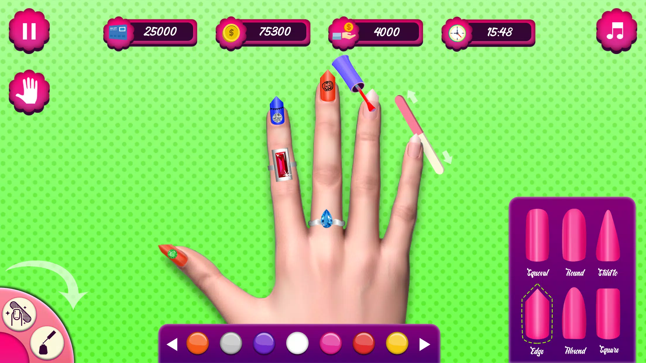 Download do APK de Virtual Nail Art Girl Moda Salão de beleza Jogo