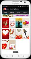 Romantic Love Cartes de voeux Affiche