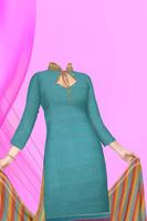 Girls Salwar Kameez Photomaker syot layar 2