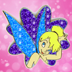 Glitter Adult Pixel Art Book Page Color by Number