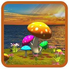 3D Mushroom-Sun Live Wallpaper アプリダウンロード