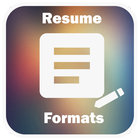 آیکون‌ Resume Formats