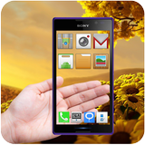 Transparent Screen 3D Launcher simgesi