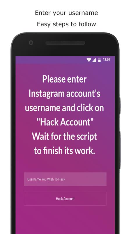instahack pro 2018 prank poster instahack pro 2018 prank screenshot 1 - instagram account hack apk