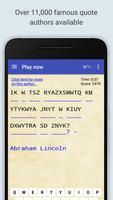 Cryptogram Puzzle Quotes Game Screenshot 3