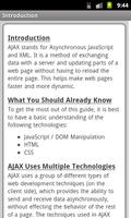 AJAX Pro Quick Guide Free capture d'écran 1