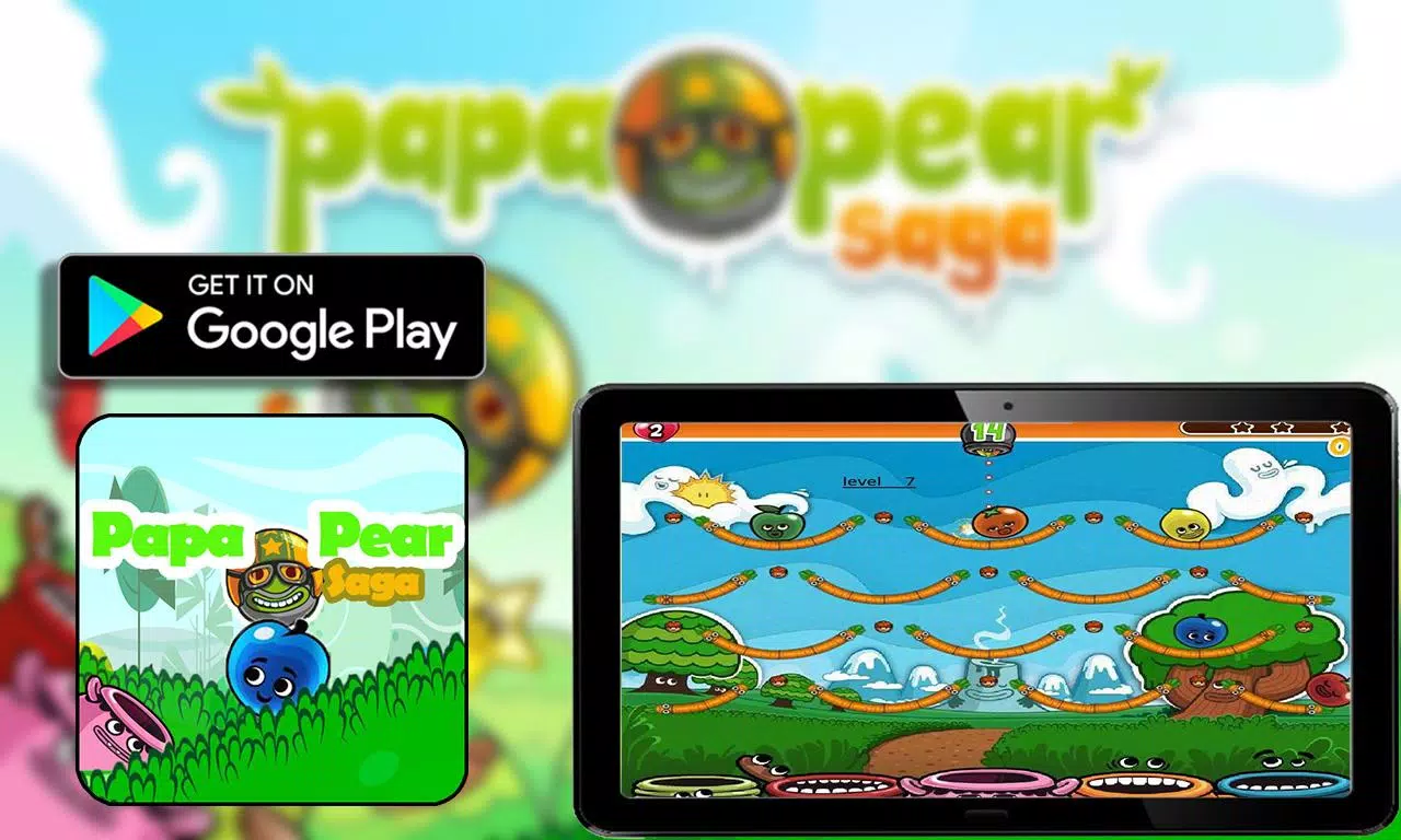 Jogos para Android Grátis - Papa Pear Saga - Mobile Gamer