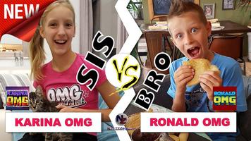 RonaldOMG With KarinaOMG : Sis Vs Bro Collection poster