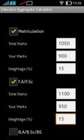 Educator Aggregate Calculator screenshot 1