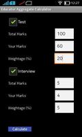 Educator Aggregate Calculator Screenshot 2