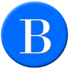 blue coin icône