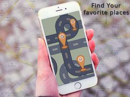 GPS Maps Traffic Route Finder โปสเตอร์