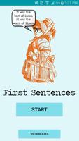 First Sentences پوسٹر