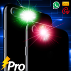 Color Flashlight Call and SMS! أيقونة