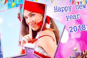 New Year Photo Frame :  Awesome Photo Maker capture d'écran 1