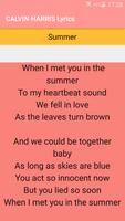 CALVIN HARRIS Songs Lyrics : Albums, EP & Singles اسکرین شاٹ 1