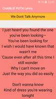 Charlie Puth Songs Lyrics : Albums, EP & Singles اسکرین شاٹ 2