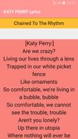 Katy Perry Songs Lyrics : Albums, EP & Singles capture d'écran 2