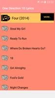 2 Schermata One Direction 1D Songs Lyrics: Album, EP & Singles