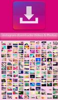 insta downloader Videos & Photos Affiche