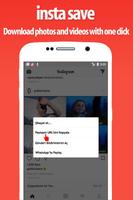 insta save - instagram download photos and videos โปสเตอร์