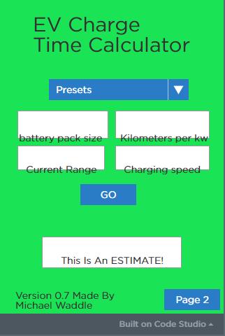 EV Charge Time Calculator for Android - APK Download