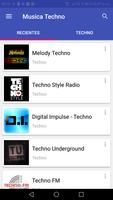 Techno music โปสเตอร์