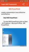 Learn MS PowerPoint تصوير الشاشة 2