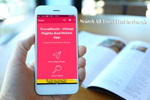 TravelDeals - Cheap Flights And Hotels App poster