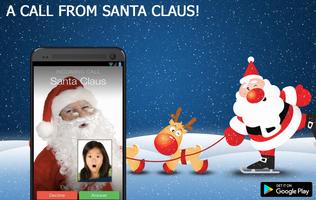 Real Video Call Santa Claus live Affiche