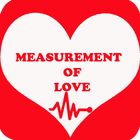 Measurement of love icon