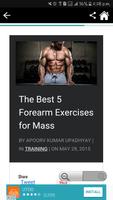 3 Schermata Forearm Workout