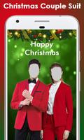 Christmas Couple Photo Suit Affiche