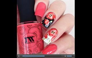 Nail Designs Step by Step Affiche