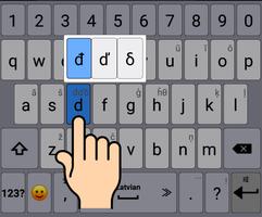 Latvian / AppsTech Keyboards imagem de tela 1