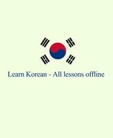 Korean Learning Made Easy - All Lessons Offline poster