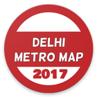 Delhi metro map new 2017 icône