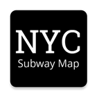 nyc subway map icône
