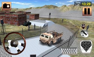 Army Cargo Truck - Army Truck Driving Simulator 3D স্ক্রিনশট 3