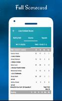 Cricket LIVEscores capture d'écran 3