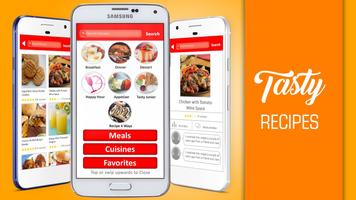 Tasty Recipes Best Cooking App Affiche