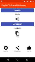 English To Somali Dictionary imagem de tela 1