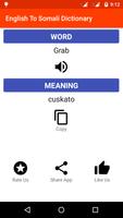 English To Somali Dictionary screenshot 1