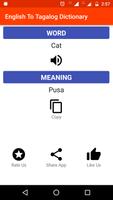 English To Tagalog Dictionary imagem de tela 3
