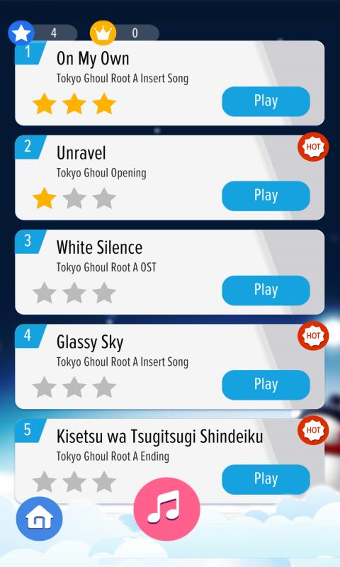 Toque De Piano Tokyo Ghoul For Android Apk Download - unravel tokyo ghoul theme song roblox piano