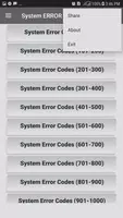 System ERROR Codes Fix 截图 2