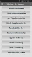 PC Software Key Manager screenshot 1