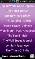 Daily News Papers In The World plakat