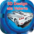 3D Design ala Valerie أيقونة